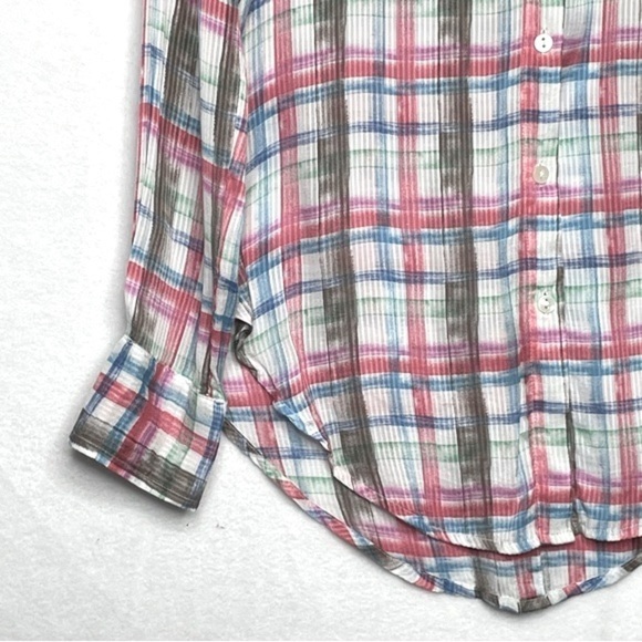 Free People No Limits Plaid Button down Shirt - Picture 5 of 13